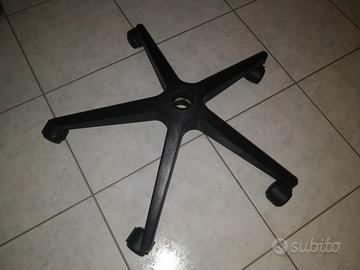 Base con rotelle per sedia girevole