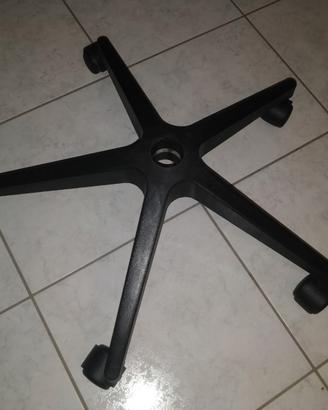 Base con rotelle per sedia girevole