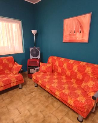 divano letto matrimoniale e poltrona letto 