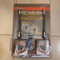kit interfono per 2 caschi moto nuovo