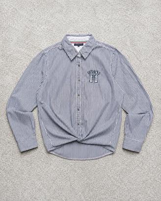 Tommy Hilfiger Camicia Donna a Righe Taglia L