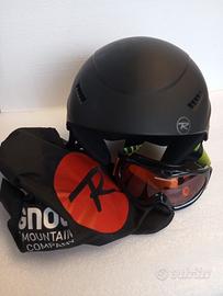 Casco sci Rossignol tg 62 + occhiali+ bag