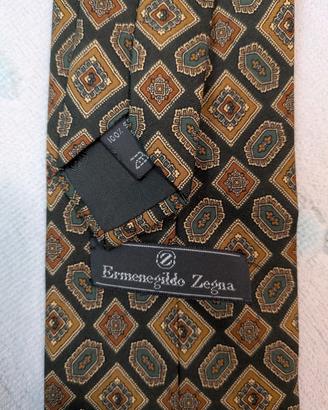 Cravatta Ermenegildo Zegna vintage 100% seta 