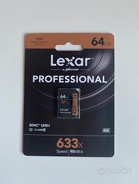 Lexar Professional 64GB 633X Class 10