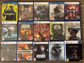 Vari titoli PS5 e PS4