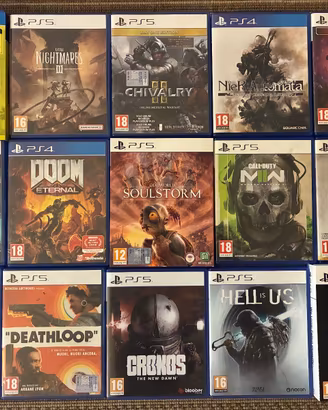 Vari titoli PS5 e PS4