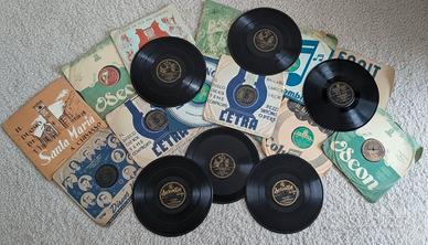 Dischi vinile 78giri (circa40) con/senza copertina