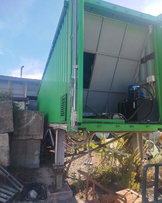 container 40 piedi essiccatoio per cippato