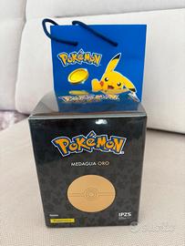 Moneta oro Pokémon pikachu poste italiane