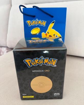 Moneta oro Pokémon pikachu poste italiane