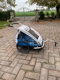 XLC Duo 2 posti – rimorchio bici / passeggino / jo