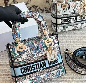 Borsa a tracolla ricamata DIOR