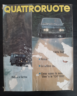 Quattroruote Dicembre 1969 n. 166