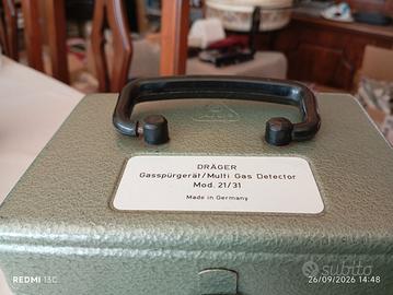 Rilevatore gas vintage Dranger Mod.21/31 ,anni 70