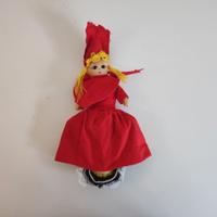 Bambola Topsy-Turvy Cappuccetto Rosso 3 personaggi