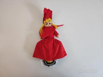 Bambola Topsy-Turvy Cappuccetto Rosso 3 personaggi