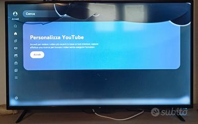 TV Majestic 43" ST43VD- Schermo parzialmente rotto