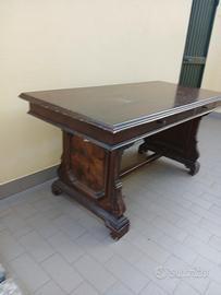 scrivania scrittoio in noce