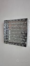 lampadario con gocce di cristallo