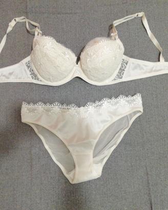 CHANTELLE Compleo intimo-raso pizzo pregiato-NUOVO