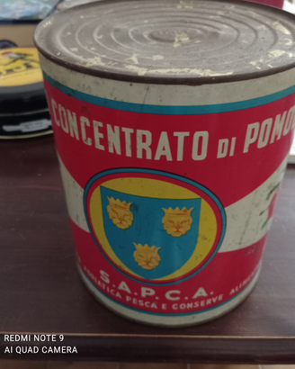Latta epoca SAPCA concentrato di pomodoro ante 50
