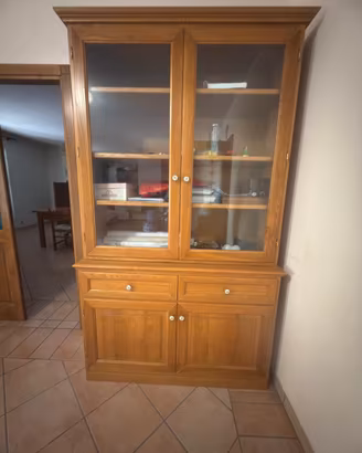 Vetrina Credenza Classica in Rovere