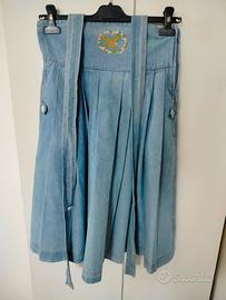 salopette gonna 12 anni denim