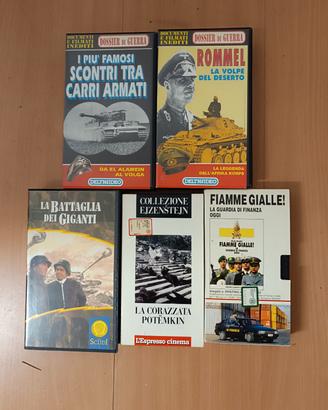 lotto FILM VHS RARI - film guerra 