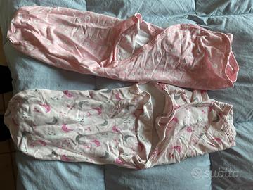 Fascia avvolgente neonato cotone biologico