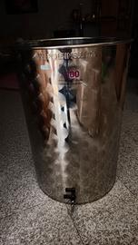 Serbatoio Inox  vino 100L  Galleggiante ad aria 