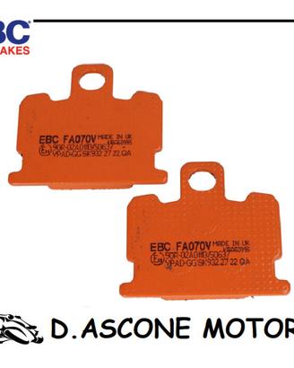 PASTIGLIE V YAMAHA RD 50/350 X J 750 81- (FA070V) 