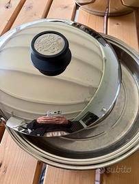 pentola bostecchiera MC Mondial Casa acciaio 18/10