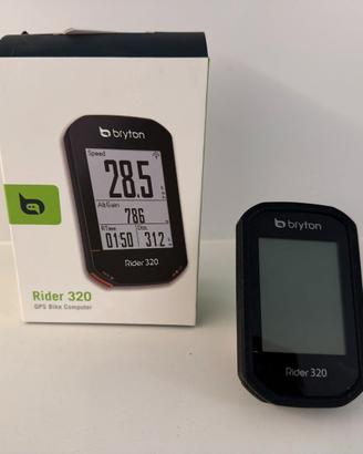 Ciclocomputer Bryton Rider 320 con Cover