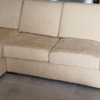 Divano letto 6 posti beige