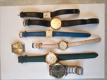 Lotto 7 Orologi Quartz - 4 Funzionanti + 3 Omaggio