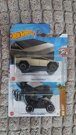 HOT WHEELS TESLA CYBERTRUCK + CYBERQUAD 1/64 1:64