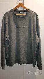Felpa Calvin Klein Girocollo - Grigio tg.XL