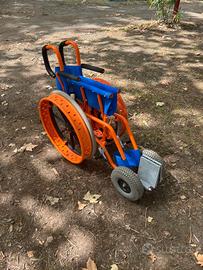 Carrozzina da mare Ariel per disabili RICHIUDIBILE
