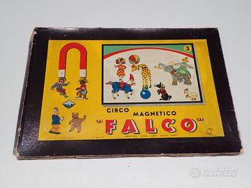 CIRCO MAGNETICO FALCO GIOCO DA TAVOLO D'EPOCA