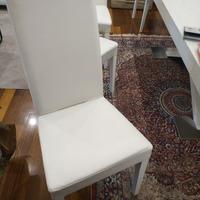 Sedia bianca soggiorno