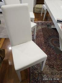 Sedia bianca soggiorno