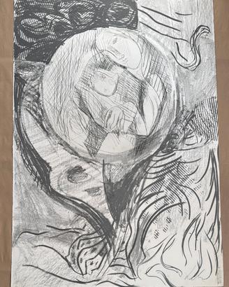 Sandro Chia - Acquaforte all’acquatinta 70x100cm