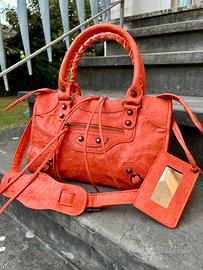 Citybag style motorcycle y2k 30x25 cm orange