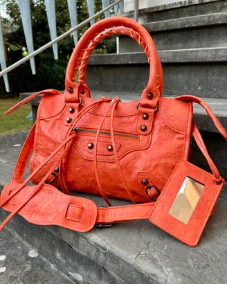 Citybag style motorcycle y2k 30x25 cm orange