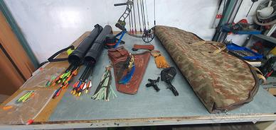 Kit professionale per Arcieri tiro con l'arco. 