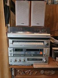 Impianto Hi-Fi anni ’80 Philips Vintage, Completo,