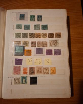 Raccoglitore Francobolli antichi stati, regno.