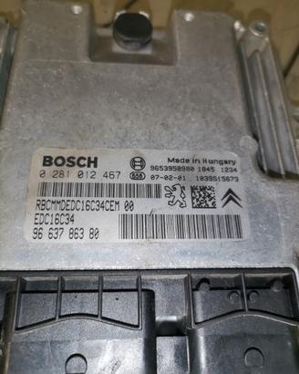 Centralina motore PEUGEOT 207 1600cc HDI del 2007