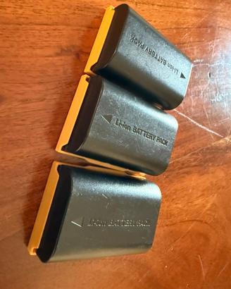 3 batterie compatibili Canon LP-E6