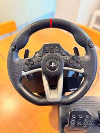 Volante + Pedaliera Hori RWA – PS4 & PC